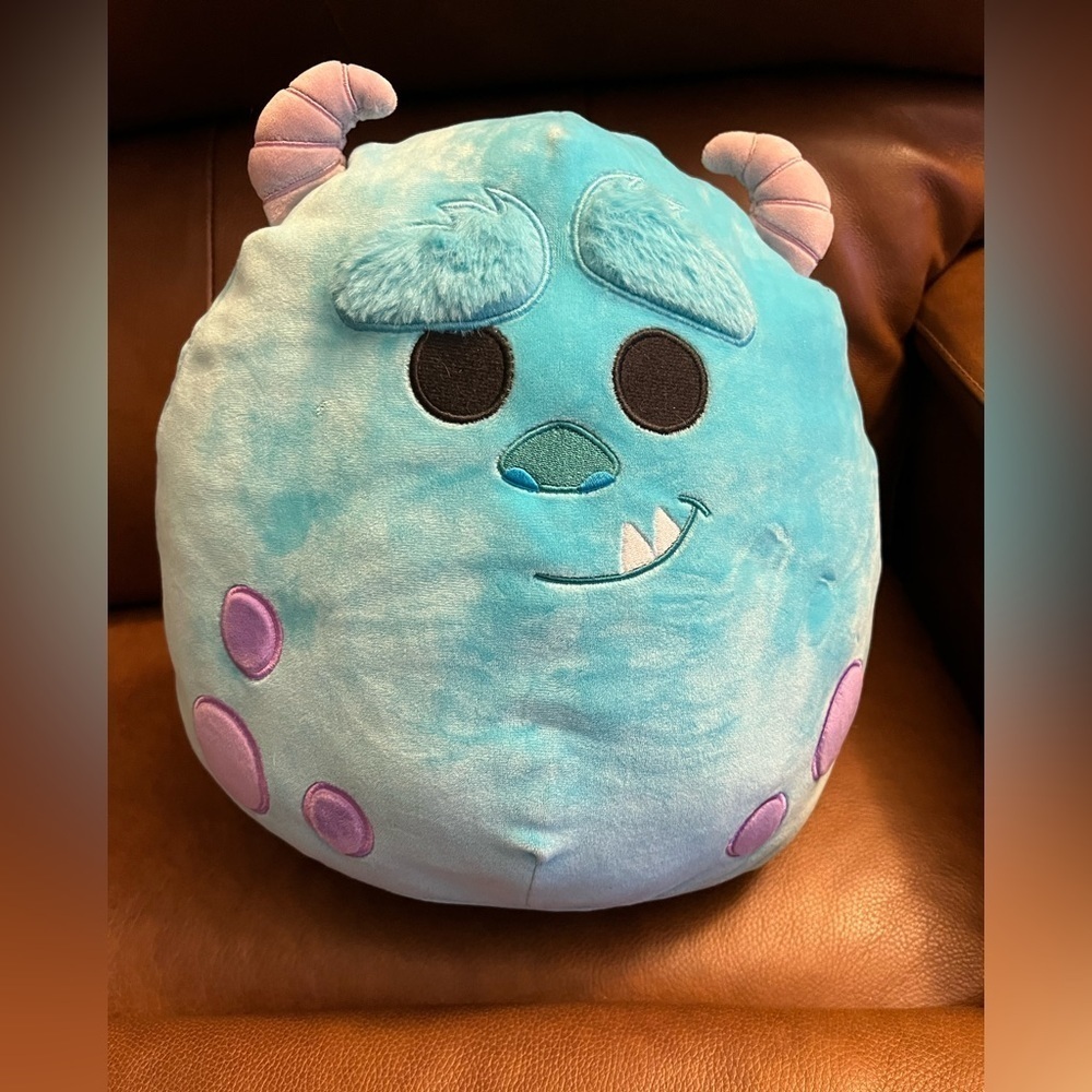 Disney’s Pixar Monster Inc Sully Squishmallow Pillow Medium Size Blue Purple